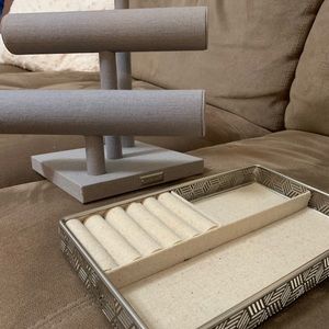 Jewelry tray display (two pieces)